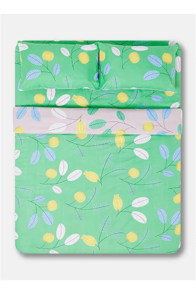 RISHAHOME 4-Piece Single Size Duvet Cover Set