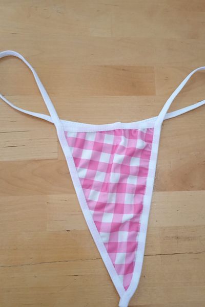 Anastasia Underwear String Thong Panties Stylish Model Designed with Tulle and Micro Fabric