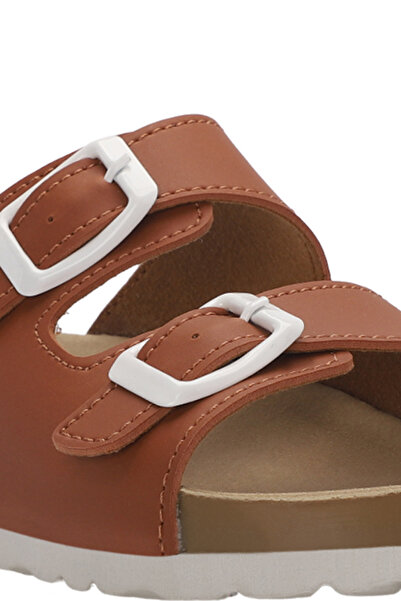 Slazenger KREKA Unisex Παιδικές Παντόφλες Καφέ