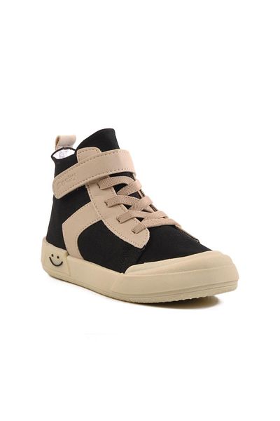 WALKWAY Black Textile Children's Casual Shoes Rocky 7465 P