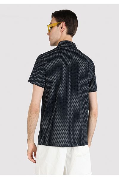 Colin's Regular Fit Polo Neck Men's Navy Blue Short Sleeve T-Shirt