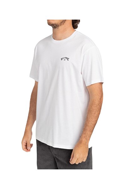 BİLLABONG Στρογγυλή λαιμόκοψη Ανδρική λευκή μπλούζα C1ss65bıp2 Arch Wave Ss