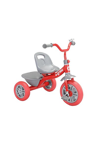 U-Grow Tricycle with pedals, red, U-Grow