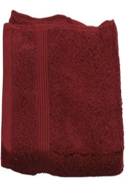 RISHAHOME Luxury Collection Hand Towel Maroon 70x140cm