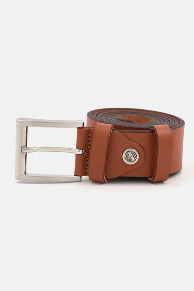 Timberland Men Leather Belt, Brown