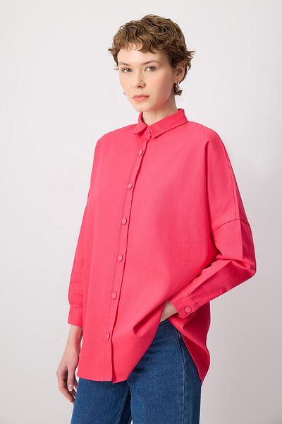 Touché Privé 100% Cotton Oversize Basic Shirt