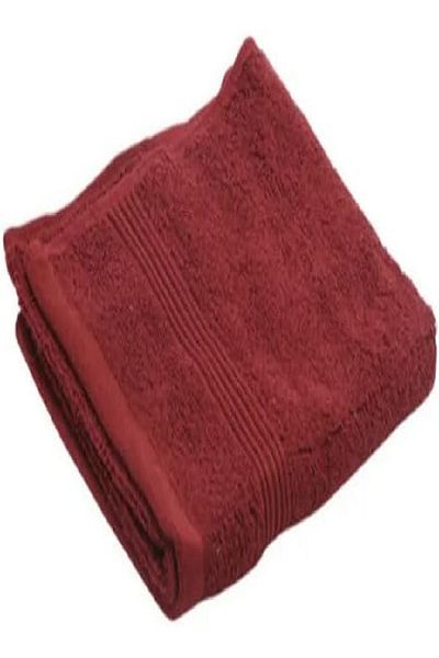 RISHAHOME Luxury Collection Hand Towel Maroon 70x140cm