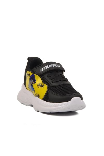 WALKWAY Black-Yellow Children's Sports Shoes Ruffon 2340 P