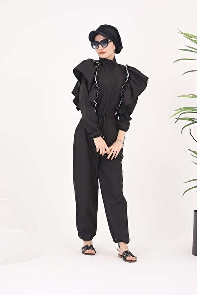 NS Tasarım Tesettür Mayo Sarah Model Tasarım Tesettur Paraşüt Kumaş Tulum Mayo