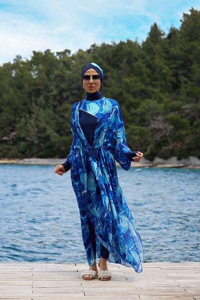 NS TASARIM MAYO Yakamoz Model Design Hijab Pareo