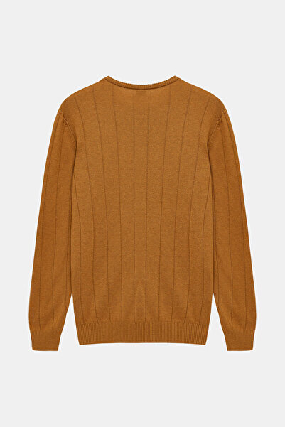 W Collection Mustard Crew Neck Long Sleeve Sweater