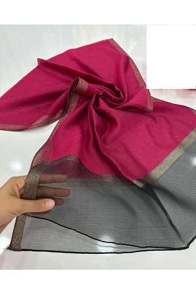 Arwella Silk Stoned 40% Women's Tulle Shawl