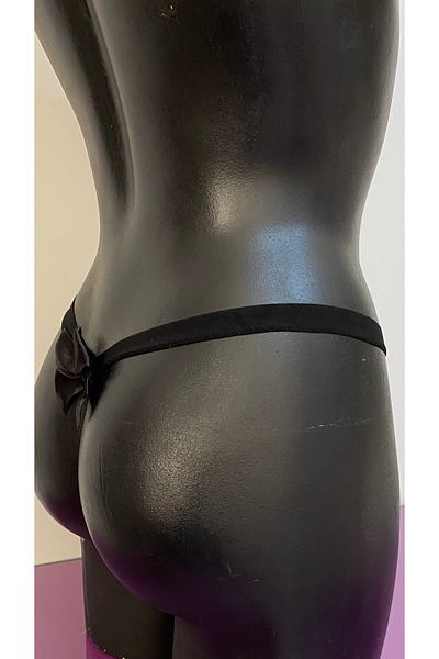 Anastasia Underwear String Thong Panties Stylish Model Designed with Tulle and Micro Fabric