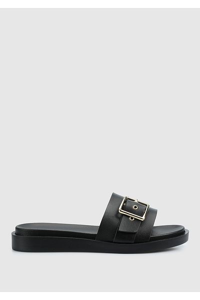 Provoq Black Women's Slippers