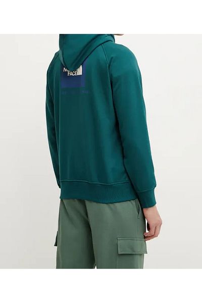 THE NORTH FACE M RAGLAN BOX NSE RG HD men's sweatshirt green
