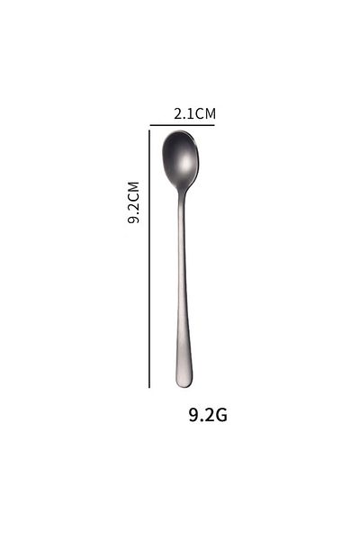 MIBRU Stainless steel Coffee spoon black 9.2 cm