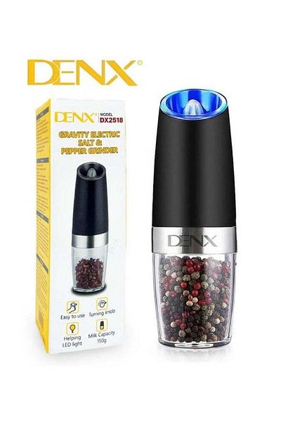Denx مطحنة الملح والفلفل الكهربائية كرافيتي | DX2518