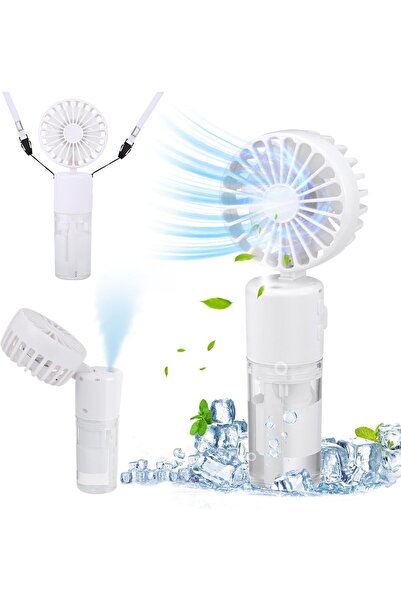 XTRIKE ME Mini Fan Taşınabilir Sulu Buharlı El Vantilatörü Su Hazneli Mini Fa...