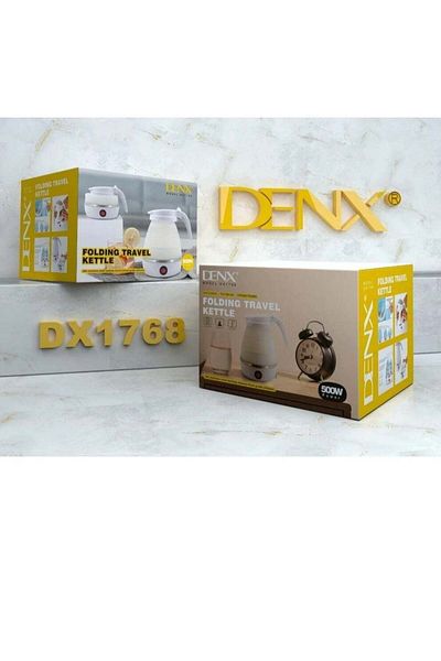 Denx غلاية كهربائية ذكية محمولة قابلة للطي بقوة 500 واط للسفر