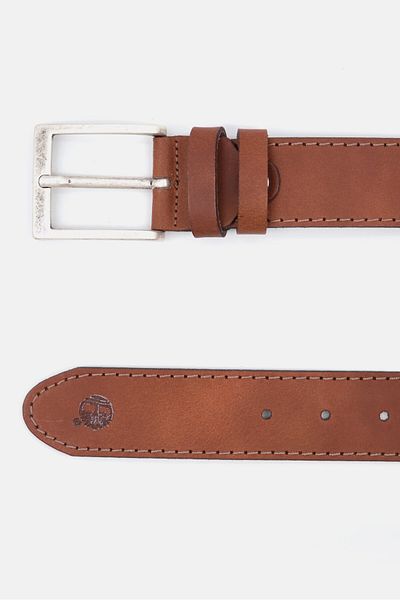 Timberland Men Leather Belt, Brown