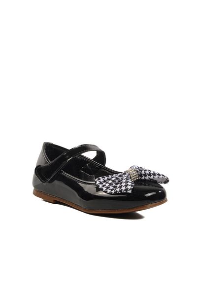 WALKWAY Black Patent Leather Children's Casual Shoes 180 P