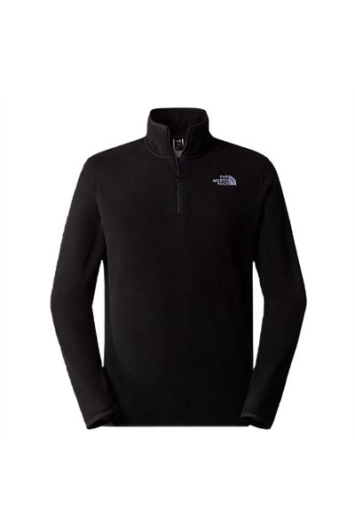 THE NORTH FACE M 100 GLAC 1/4 ZIP Men's Fleece Black