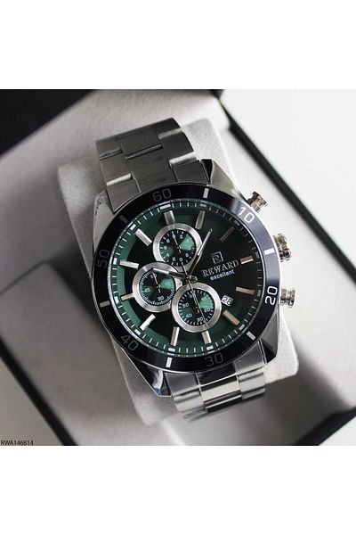 Reward Excellent Rwa146814 Silver Color Stainless Steel Men Wrist Watch