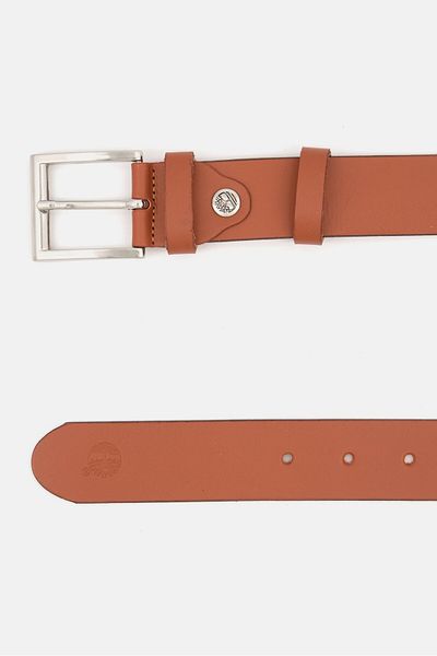 Timberland Men Leather Belt, Brown