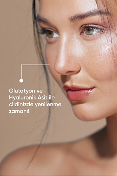 Gumitamin Cilt Vitamini Vegan Gummy, Hyaluronik Asit, Glutatyon, Biotin, Vitamin E, Dogal Ahududu Aromalı