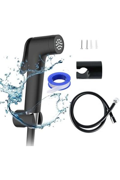 GENERIC4 Shattaf Set Cloth Diaper Sprayer for Toilet, Shattaf with Bidet Hose 1.2M for Feminine Wash