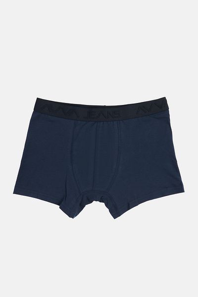 Avva Ανδρικά φλατ Μπόξερ Μπλε Navy Βαμβακερά εύκαμπτα B009505