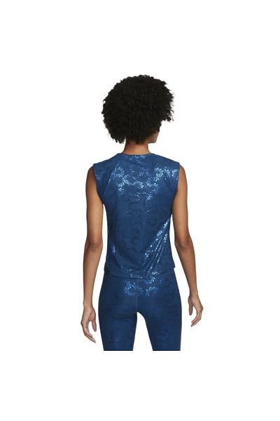 Nike W NP DF SS TOP SPARKLE women's t-shirt blue