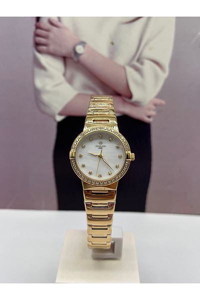 Hislon Gold Classic Women's Wristwatch 3 Atm Waterproof