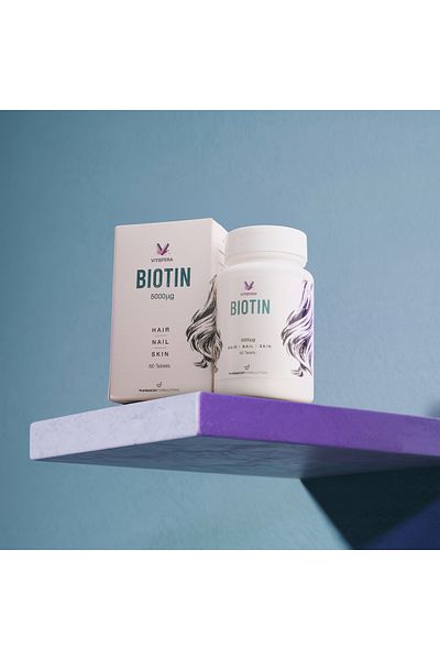 Vitisfera Biotin 5000 mcg 60 Tablets