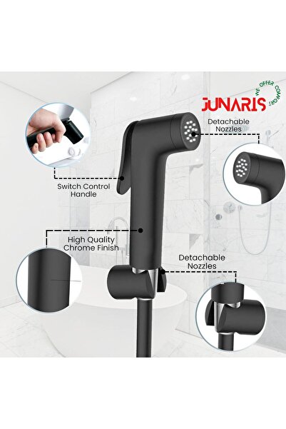 GENERIC4 Shattaf Set Cloth Diaper Sprayer for Toilet, Shattaf with Bidet Hose 1.2M for Feminine Wash