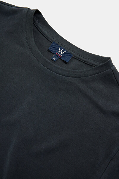W Collection Dark Blue Crew Neck Long Sleeve Sweatshirt
