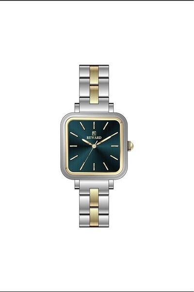 Reward Rwa145718 Silver Color Stainless Steel Cord Small Square Women Wrist Watch