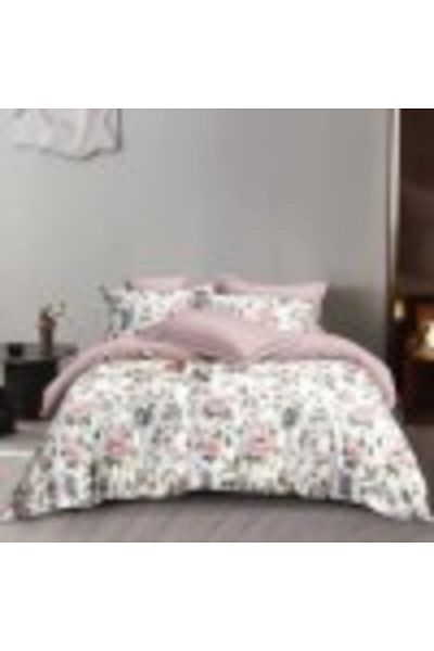 Pucioasa Lenjerie pat dublu model flori de gradina