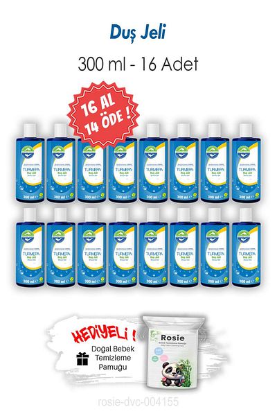 Turmepa 16 BUY 14 PAY 300 ML Turmepa Shower Gel and ROSIE