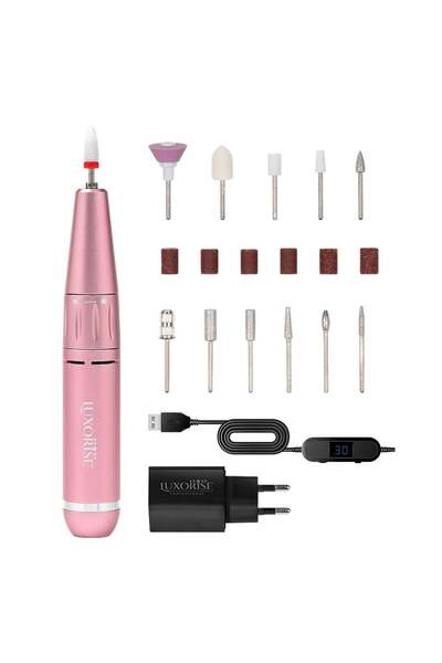 LUXORISE Φορητή λίμα νυχιών Titanium StarShine - LUXORISE, Ροζ