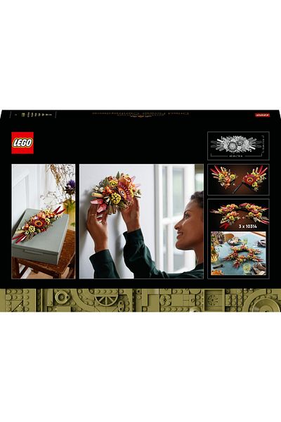 LEGO Icons Dried Flower Centrepiece 10314 Building Kit 812 Pieces