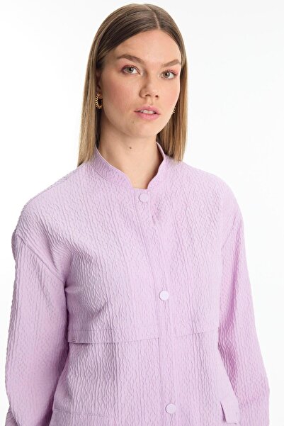 Zühre Αθλητικό μπουφάν με σχέδιο Lavender C-0140