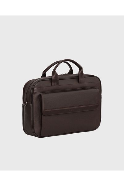 Alone Vegan Leather Briefcase with Laptop Compartment 16" & 17" 1017 Unisex