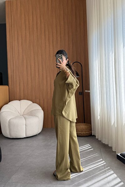 My Blog Khaki Lirio ing nadrágos öltöny - 8674