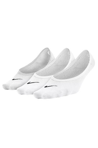 Nike Șosete unisex 3PPK pentru femei, ușor de purtat, albe