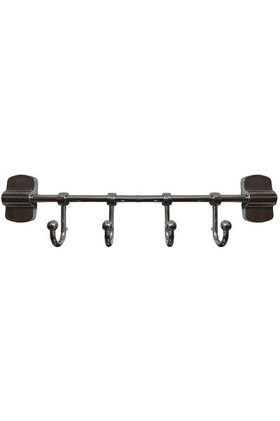 flores Metal bathroom hanger, 4 adjustable hooks No. 573