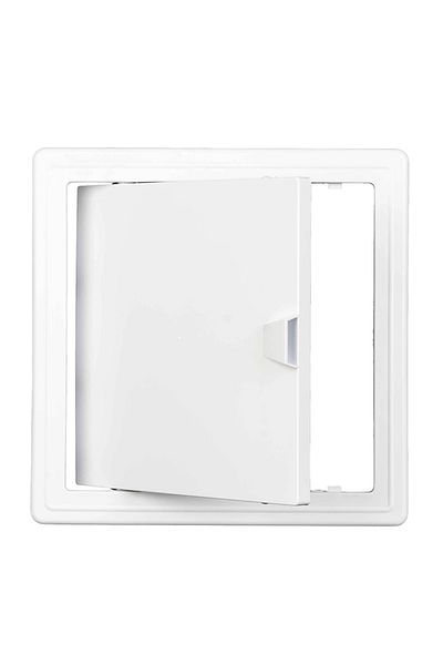 flores Plastic inspection door, white, 200 x 200 mm