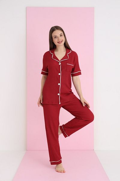 ELİTOL Bürümcük Arabian Buttoned Pajama Set