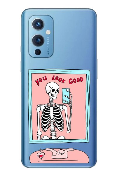 TechTree حافظة سيليكون شفافة متوافقة مع هاتف Oneplus 9، تبدو جيدة بتصميم هيكل...