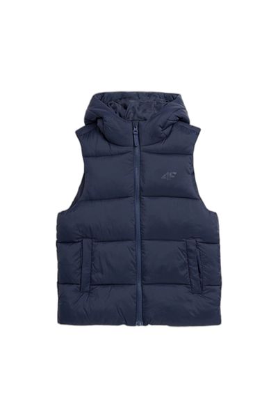4F M047 VEST for boy black vest